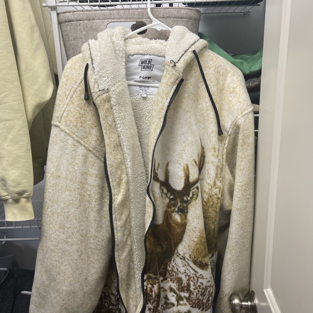 Wild Kind Urban Outfitters fluffy zip up